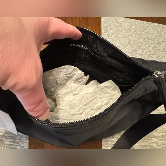 NWT Athleta All About Crossbody Bag in Black - Picture 5 of 7